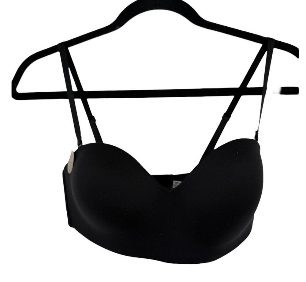 Wacoal 854372 Staying Power wire free strapless bra black size 32C